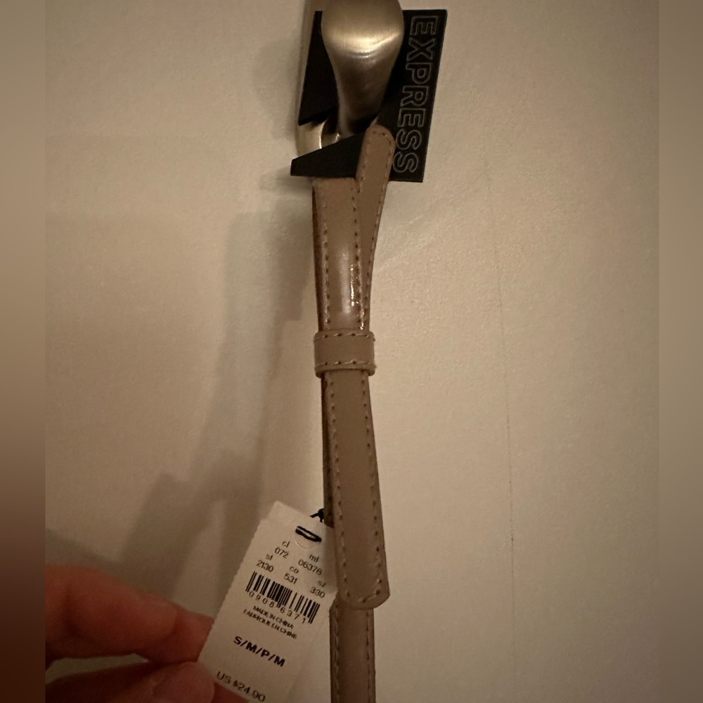 Express Skinny Belt Size Sm